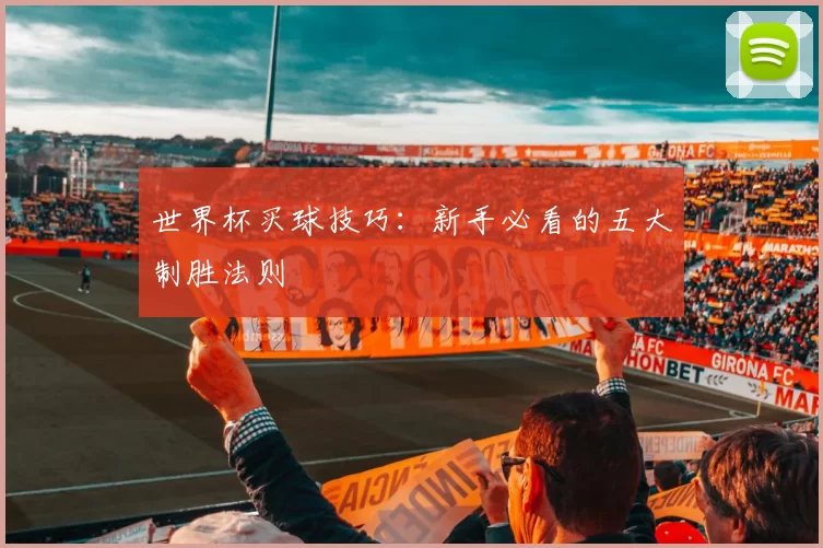世界杯买球技巧:新手必看的五大制胜法则